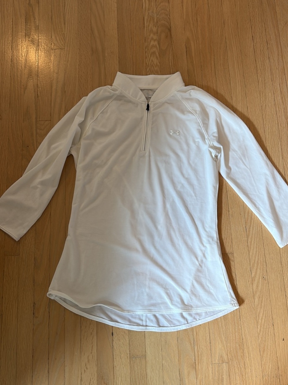 Helly Hansen White Quarter-Zip Pullover Top